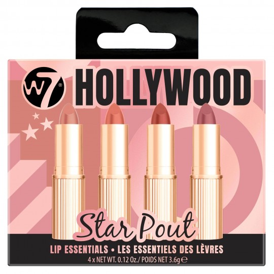 W7 Hollywood Star Pout Lipstick Gift Set