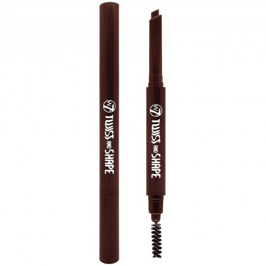 W7 Twist and Shape Combi Eye Brow Pencil - Dark Brown